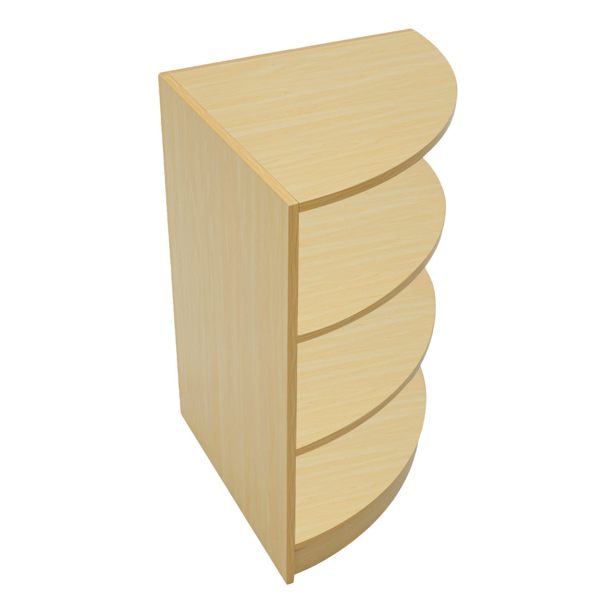 Conjunto de Balcões Comerciais com Luz LED "ECLIPSE" LM60 + 2xC1500 + TB60 – cor Maple