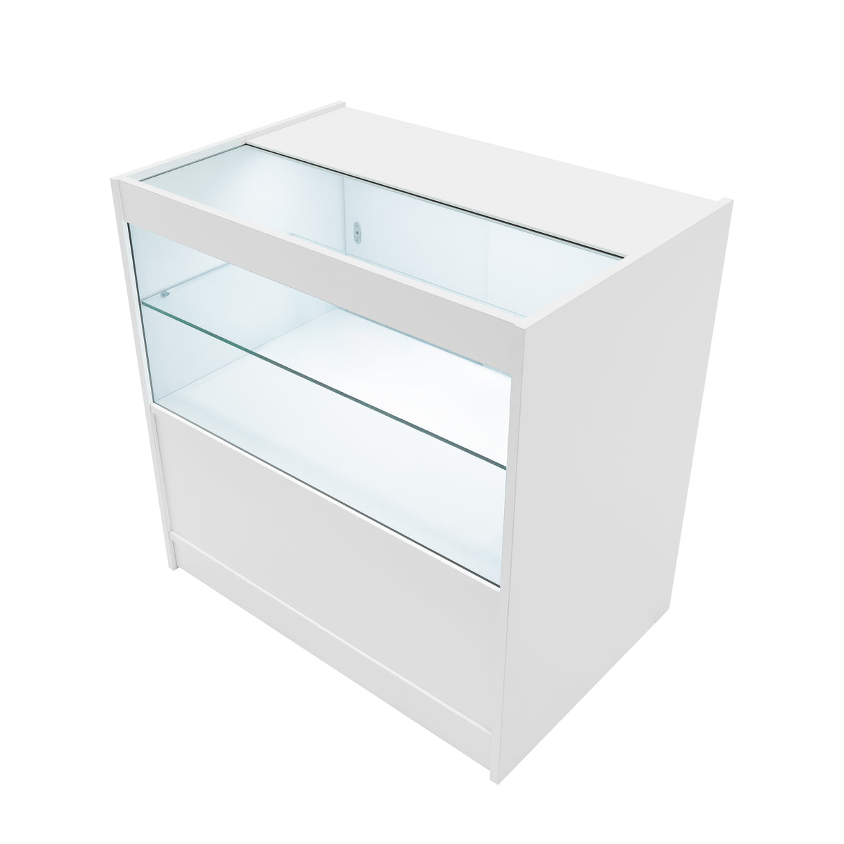 Conjunto de Balcões Comerciais com Luz LED "SELENE" CM60+ 2x C900 – cor Branco