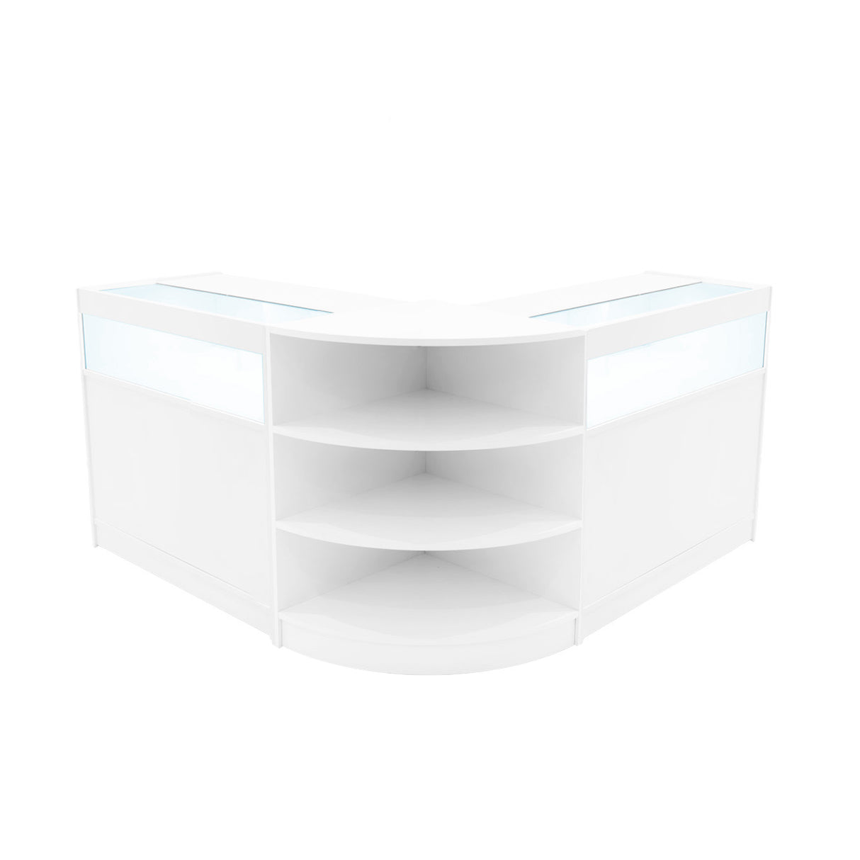 Conjunto de Balcões Comerciais com Luz LED "THESEUS" LM60+ 2x B900 – cor Branco