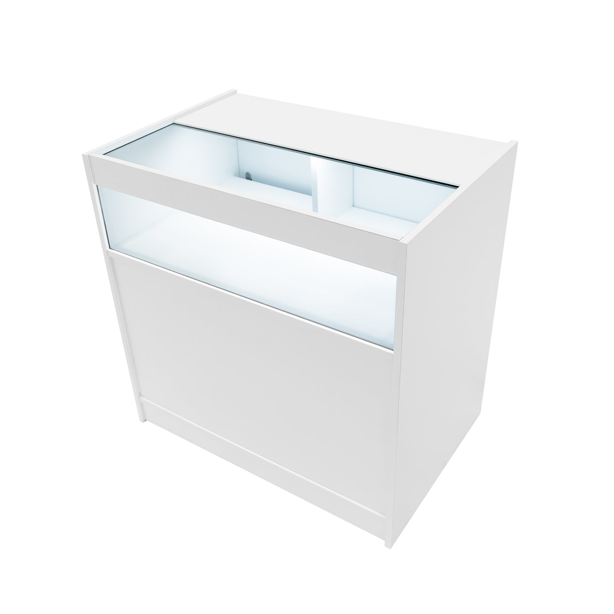 Conjunto de Balcões Comerciais com Luz LED "THESEUS" LM60+ 2x B900 – cor Branco