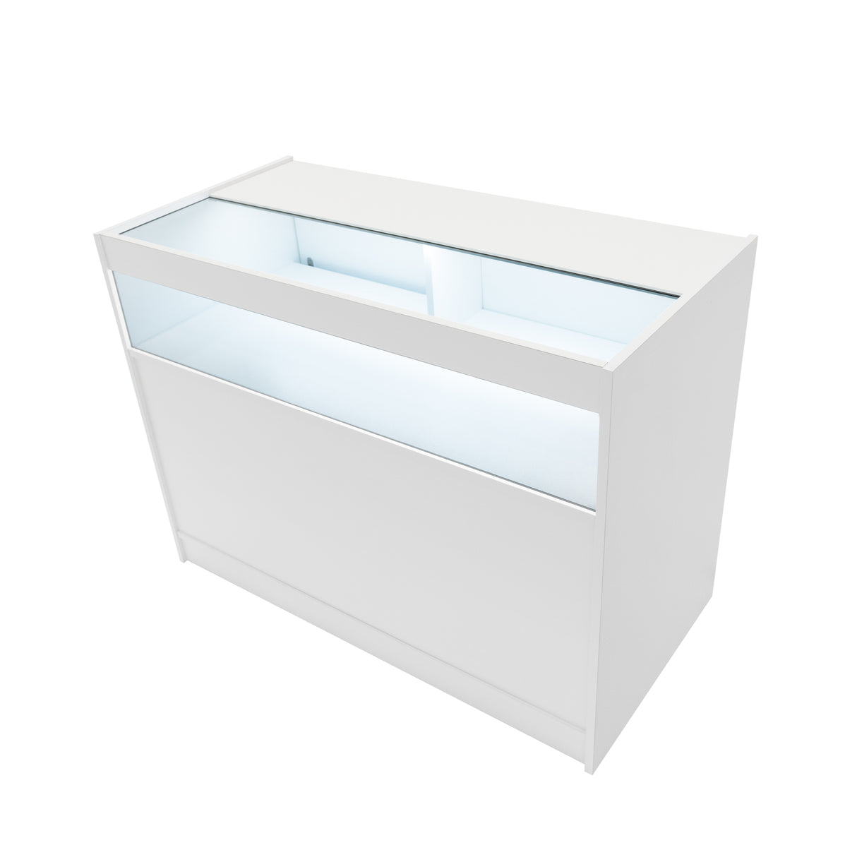 Conjunto de Balcões Comerciais com Luz LED "THESEUS" LM60+ 2x B1200 – cor Branco