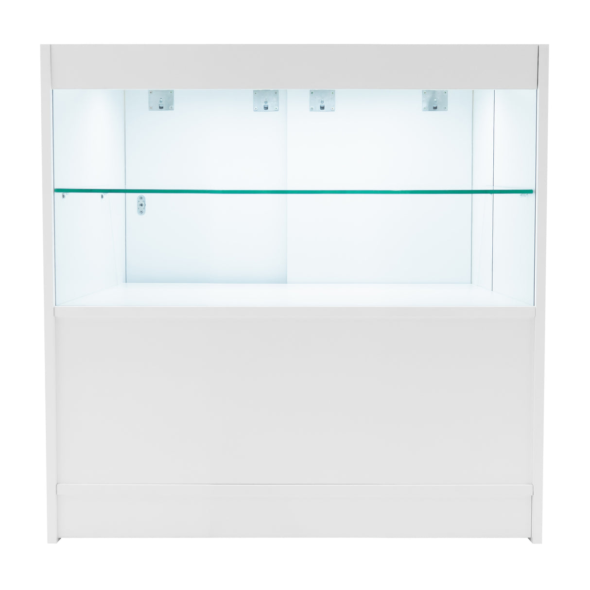 Conjunto de Balcões Comerciais com Luz LED "ANDROMEDA" LM60 + 2x C900 – cor Branco