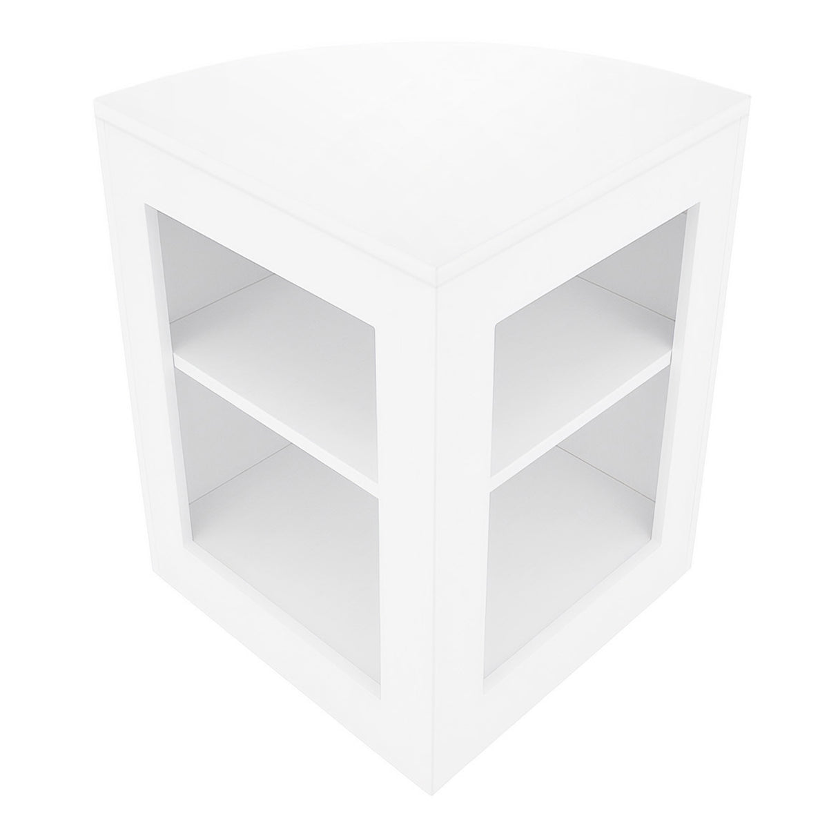 Conjunto de Balcões Comerciais com Luz LED "LUNA" CM60 + 2xB900 + TB60 – cor Branco