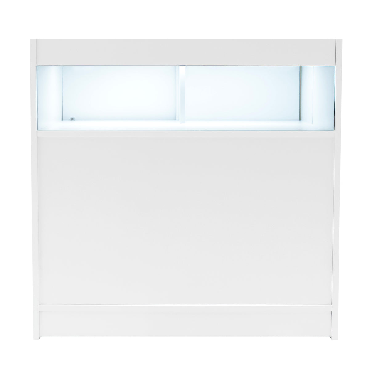 Conjunto de Balcões Comerciais com Luz LED "SAGITTARIUS " LM60 + 2xB900 + TB60 – cor Branco