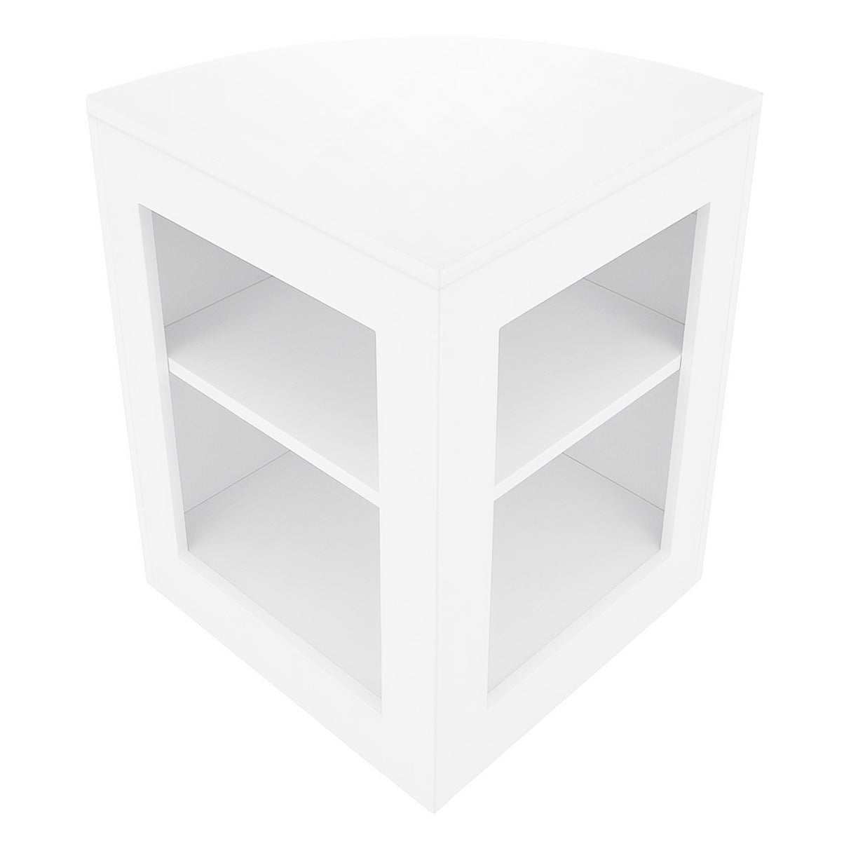 Conjunto de Balcões Comerciais com Luz LED "ADONIS" CM60 + B1200 + C1200 – cor Branco