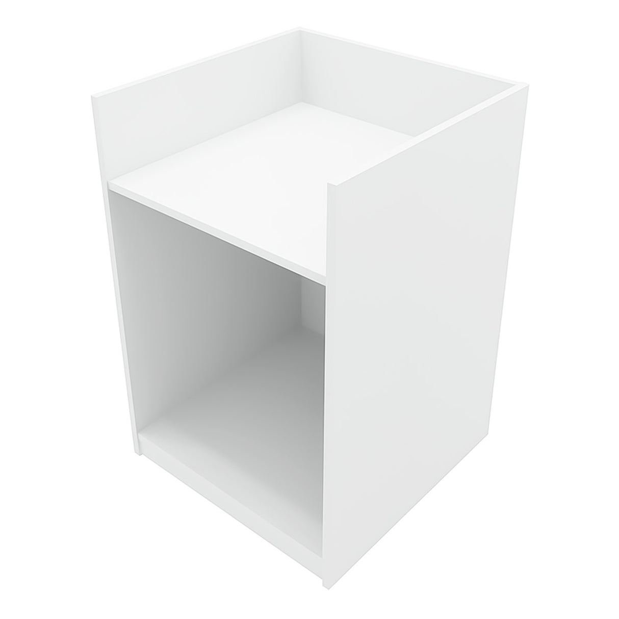 Conjunto de Balcões Comerciais com Luz LED "LUNA" CM60 + 2xB1200 + TB60 – cor Branco