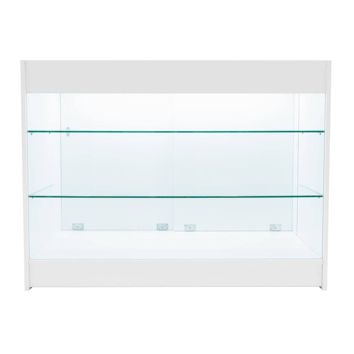 Conjunto de Balcões Comerciais com Luz LED "ARIES" CM60 + 2xK1200 + TB60 – cor Branco