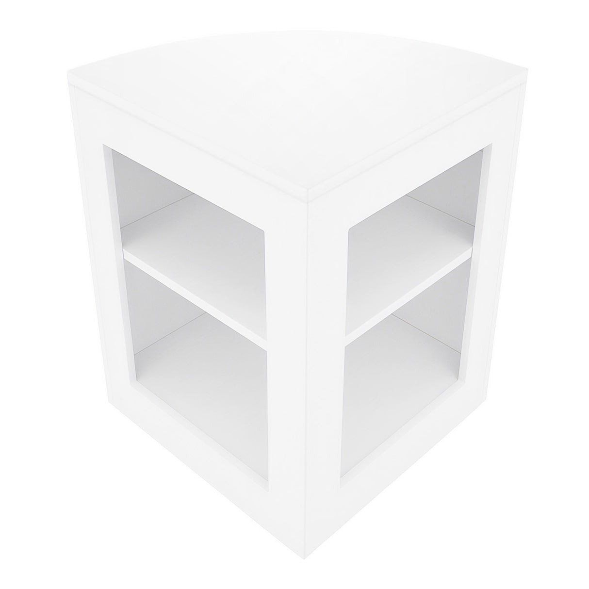 Conjunto de Balcões Comerciais com Luz LED "GRAVITY" CM60 + B1200 + C1200 + TB60 – cor Branco