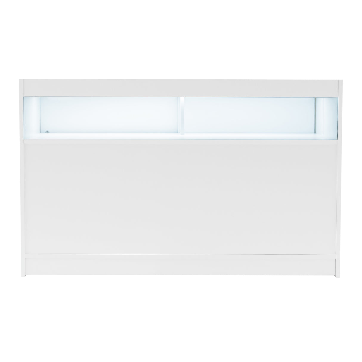 Conjunto de Balcões Comerciais com Luz LED "IRIS" CM60+ 2x B1500 – cor Branco