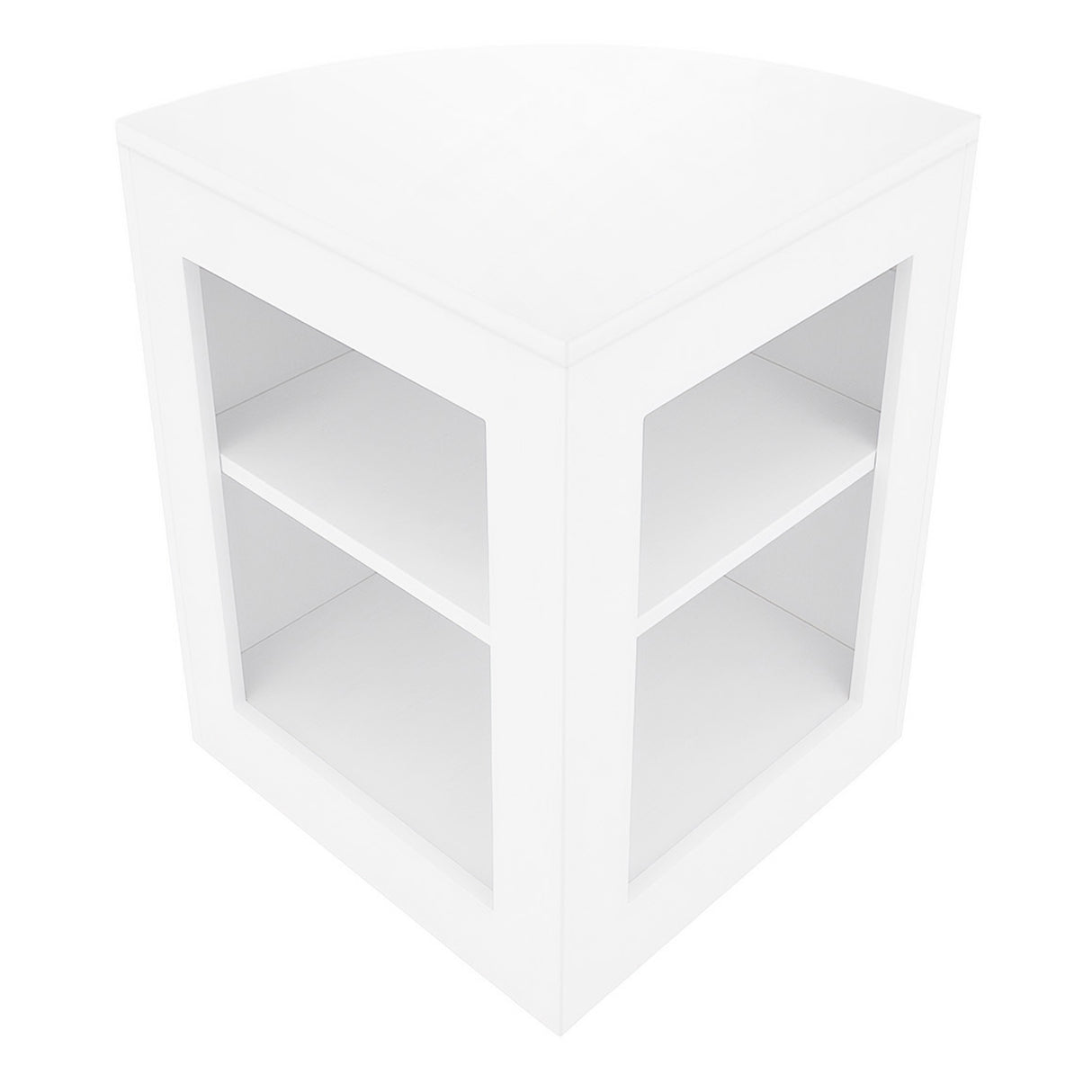 Conjunto de Balcões Comerciais com Luz LED "TRITON" CM60 + K1500 + B1500 – cor Branco