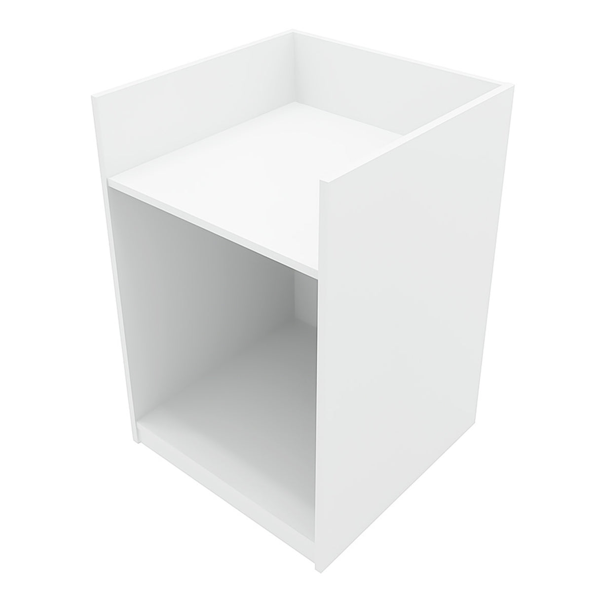 Conjunto de Balcões Comerciais com Luz LED "ARIES" CM60 + 2xK1500 + TB60 – cor Branco