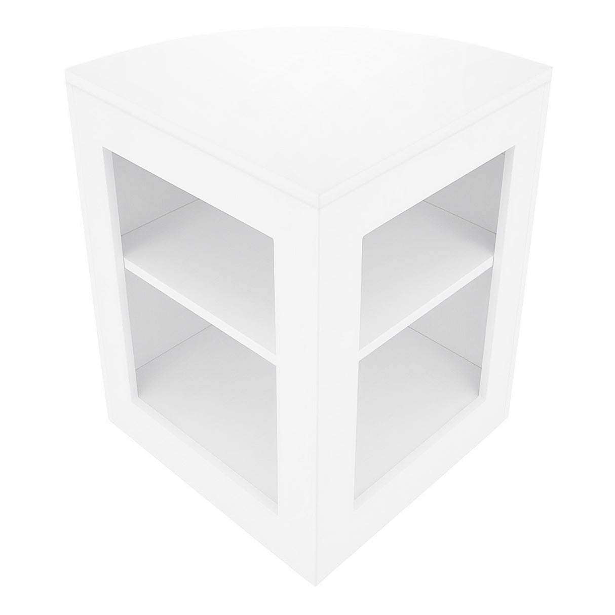 Conjunto de Balcões Comerciais com Luz LED "VEGA" CM60 + K1500 + C1500 + TB60 – cor Branco