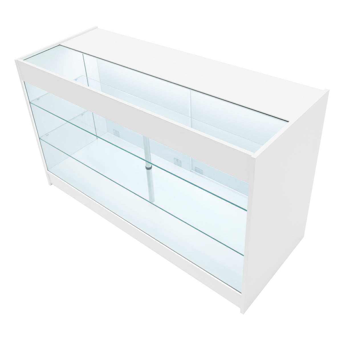 Conjunto de Balcões Comerciais com Luz LED "HYPERION" LM60 + B1500 + K1500 + TB60 – cor Branco