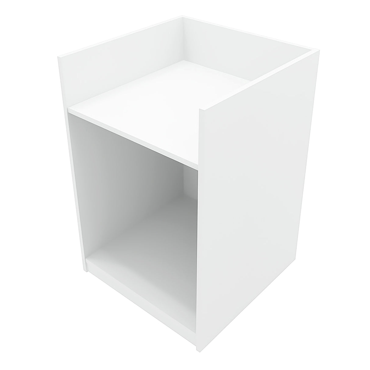 Conjunto de Balcões Comerciais com Luz LED "HYPERION" LM60 + B1500 + K1500 + TB60 – cor Branco