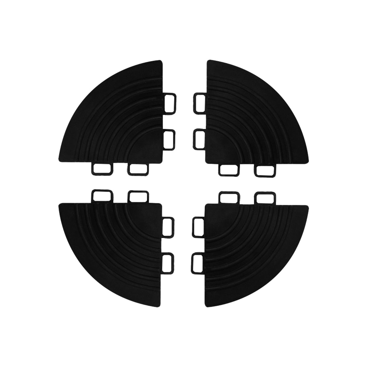 Placas de Polipropileno com Canais de Ventilação (120 un) e Bordas - Azul