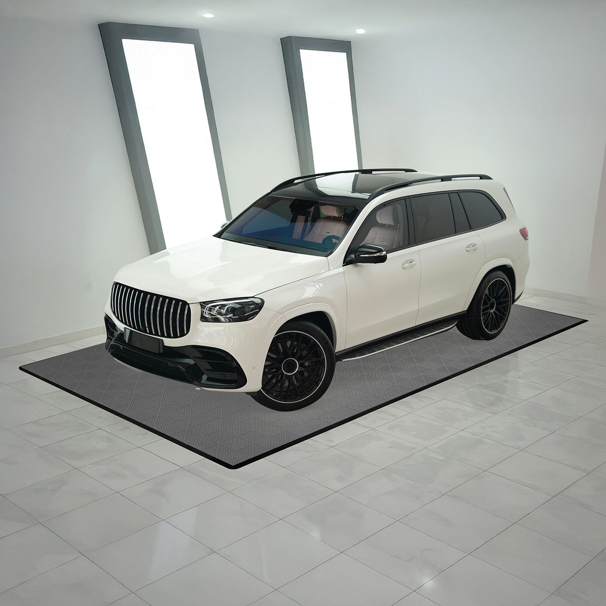 Placas de Polipropileno com Canais de Ventilação (225 un) e Bordas - Cinza