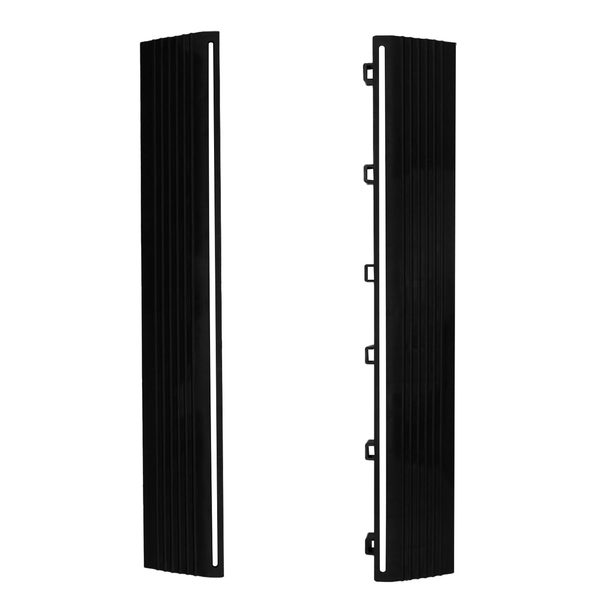 Placas de Polipropileno com Canais de Ventilação (225 un) e Bordas - Preto (165un) y Cinza (60un)