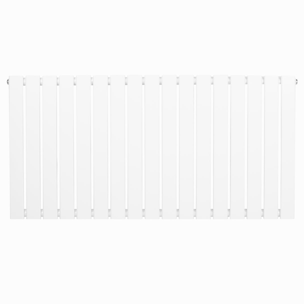 Radiador de coluna única branco, 600 mm x 1190 mm, com design liso e moderno, ideal para aquecimento eficiente em ambientes internos
