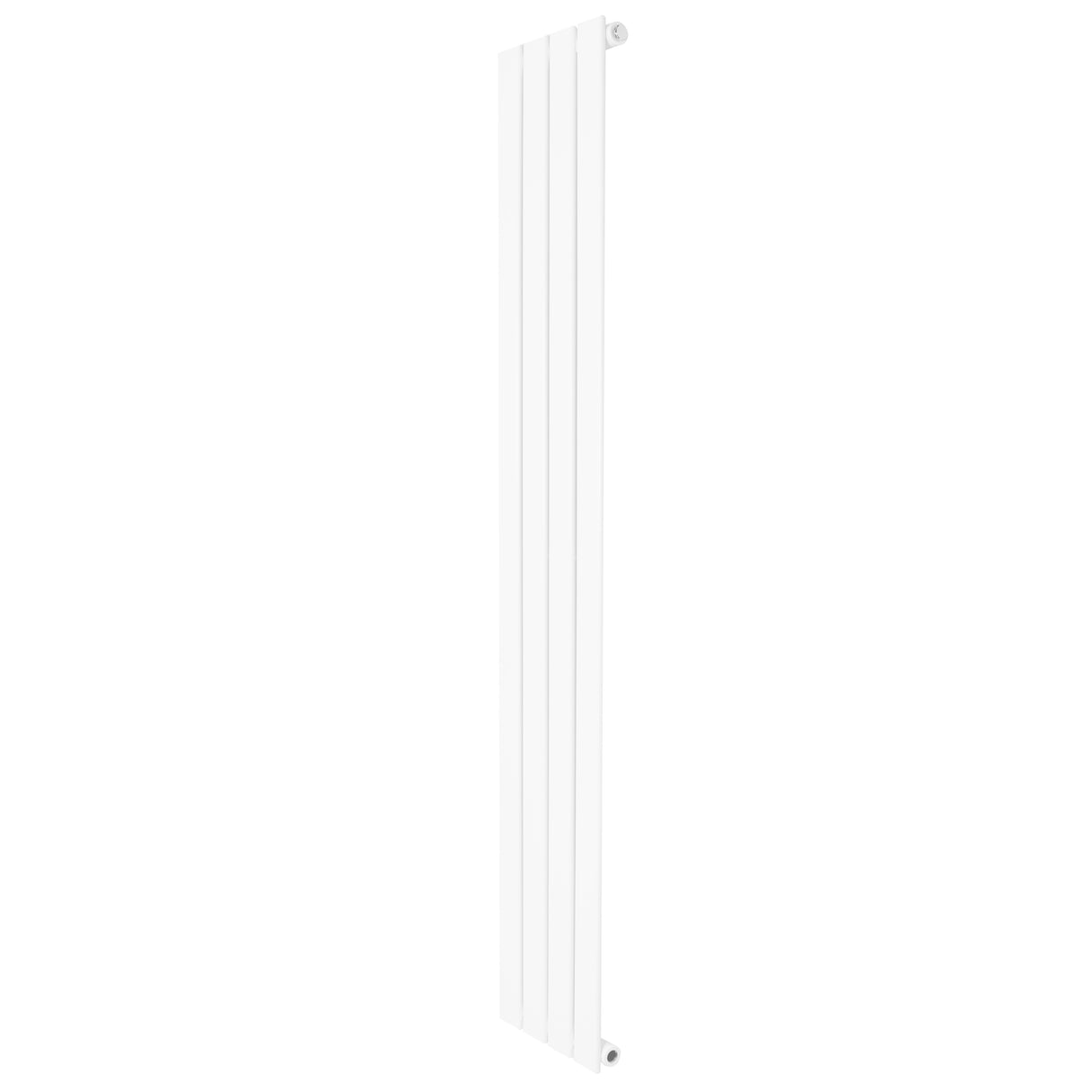 Radiador de coluna única branco, 1600 mm x 280 mm, com design elegante e superfícies lisas, ideal para aquecer ambientes modernos