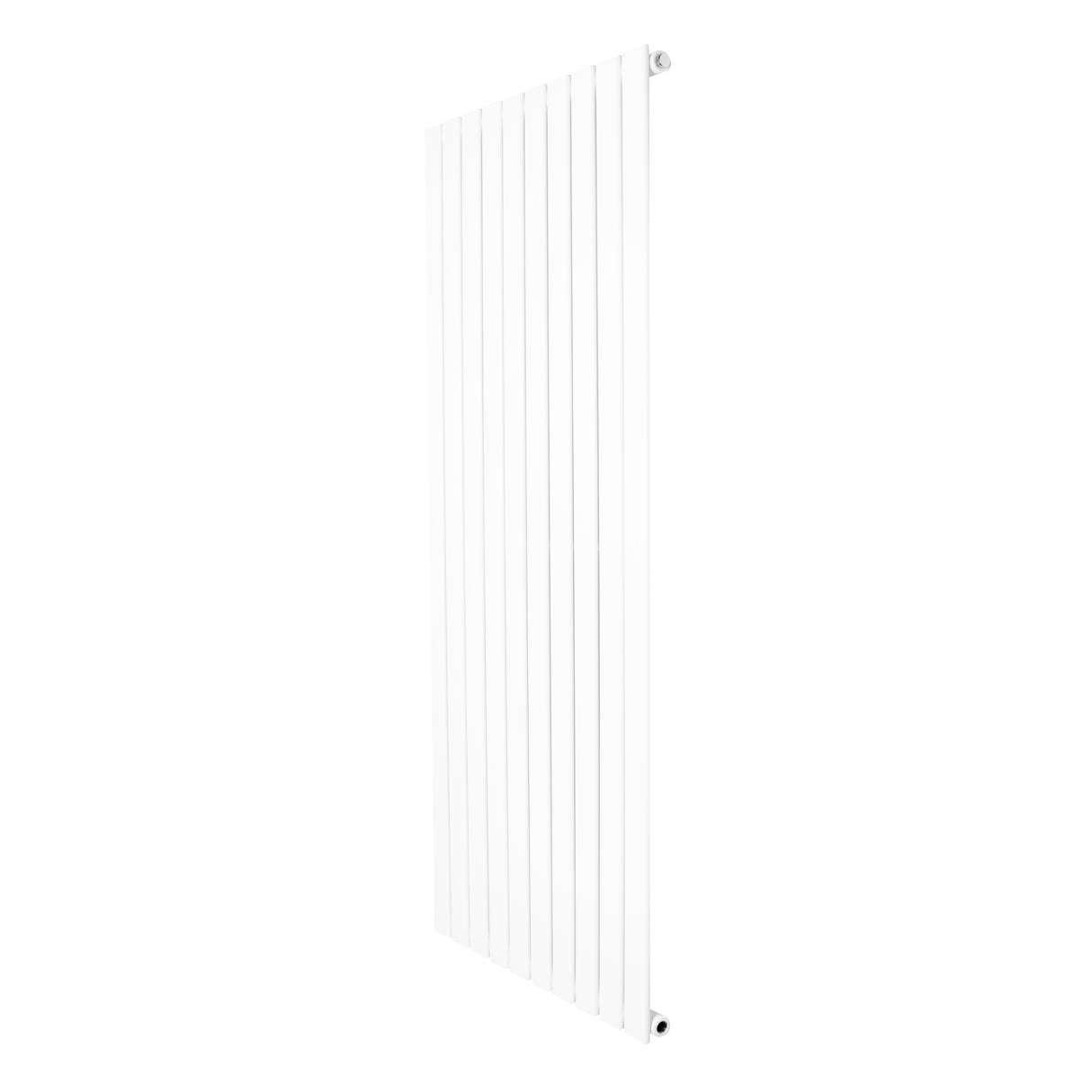 Radiador de coluna única branco, com design vertical elegante, medindo 1600 mm x 700 mm, ideal para aquecimento eficiente e moderno