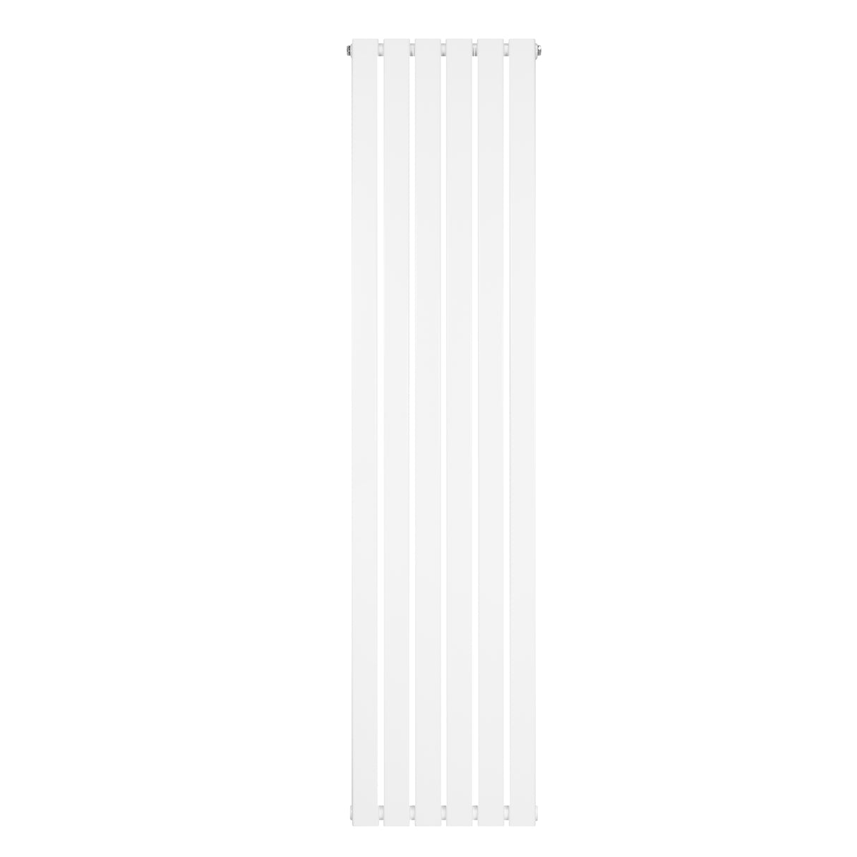 Radiador de coluna única branco, 1800 mm x 420 mm, com design vertical e superfícies lisas, ideal para aquecimento eficiente