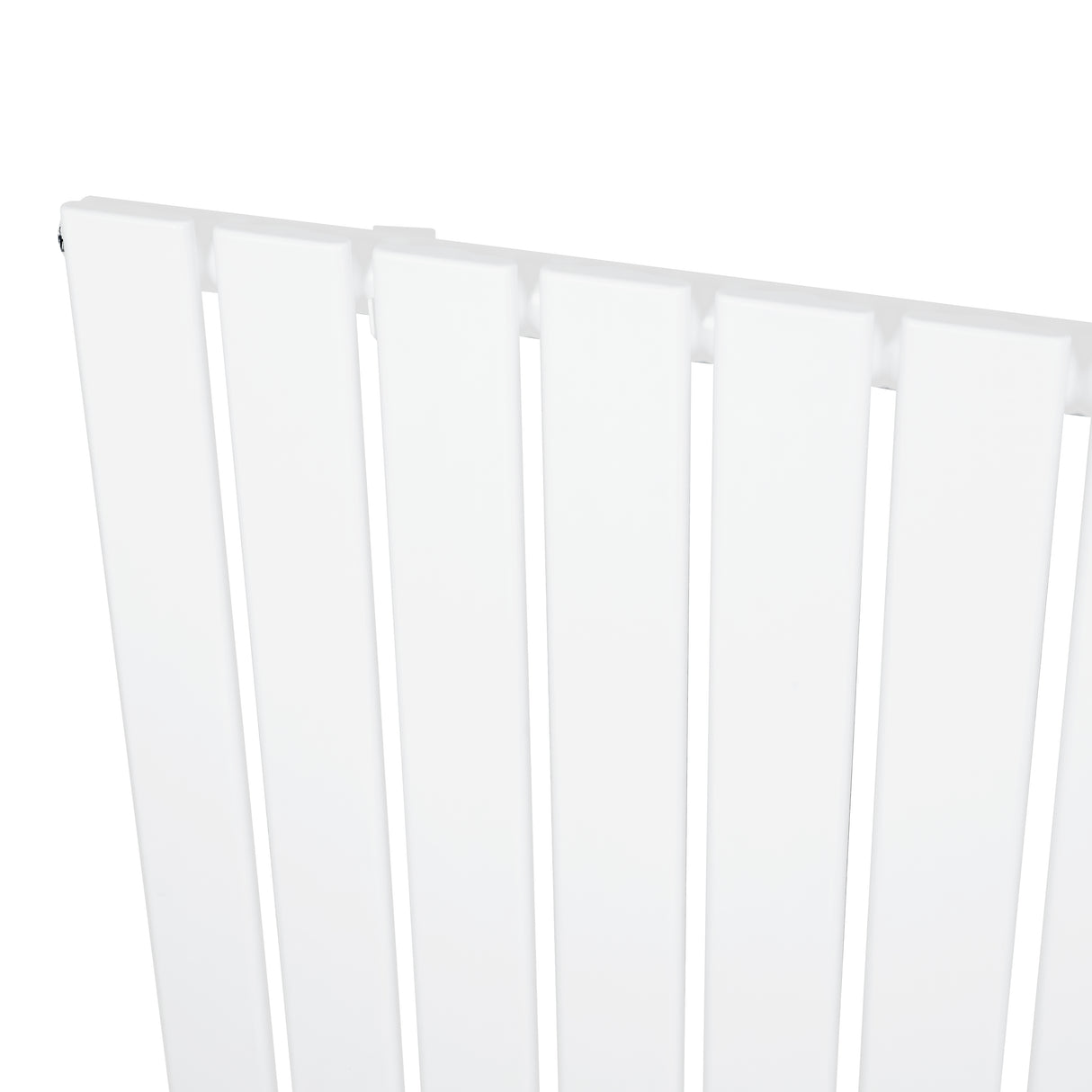 Radiador de coluna única branco, com design moderno e listras retas, medindo 1800 mm x 560 mm, ideal para aquecimento eficiente