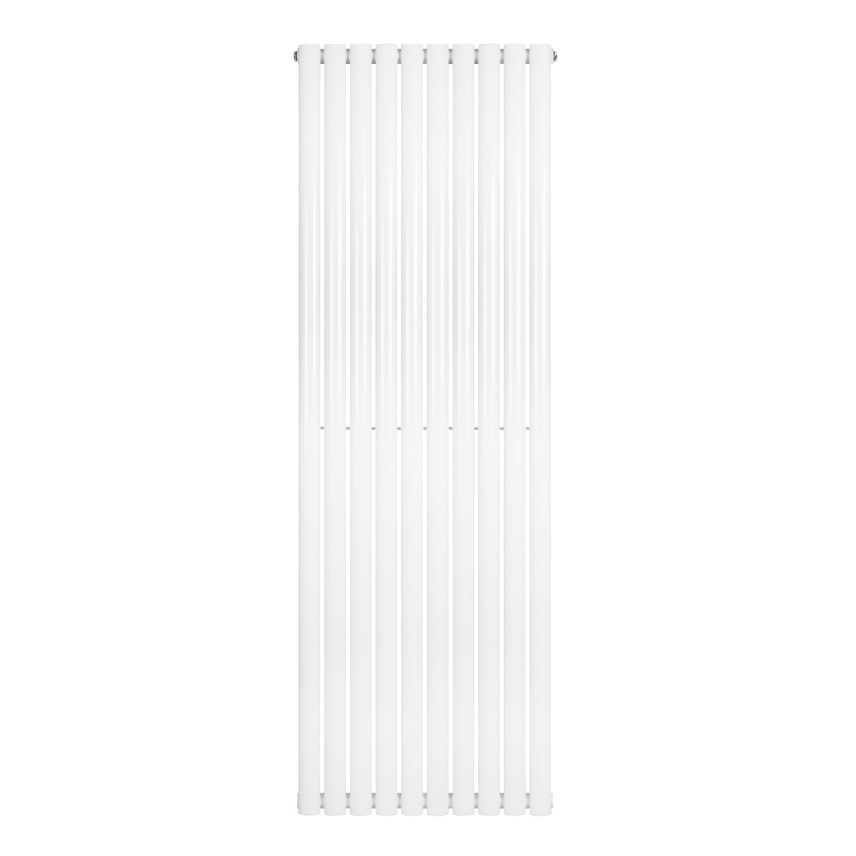 Radiador de coluna simples oval branco, 1800 mm x 600 mm, com design elegante e superfície lisa, ideal para aquecimento eficiente