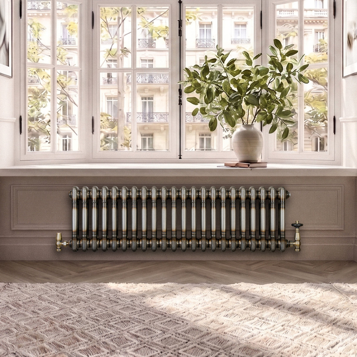 Radiador Tradicional de 2 Colunas - 300 x 1010mm - Metal Cru