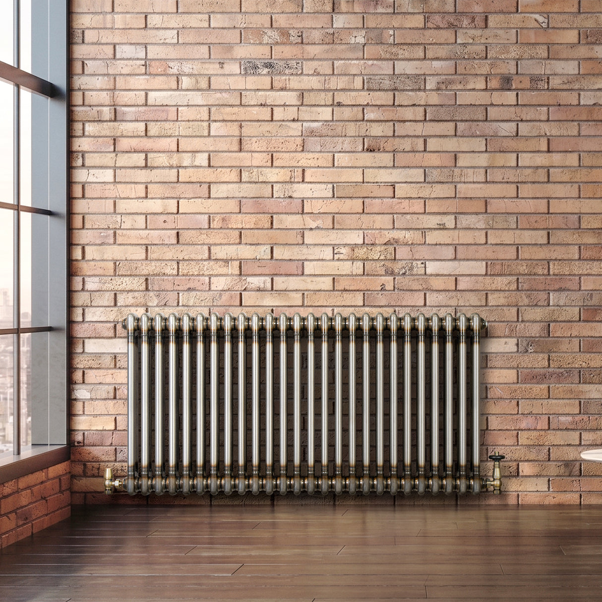 Radiador Tradicional de 2 Colunas - 600 x 1190mm - Metal Cru