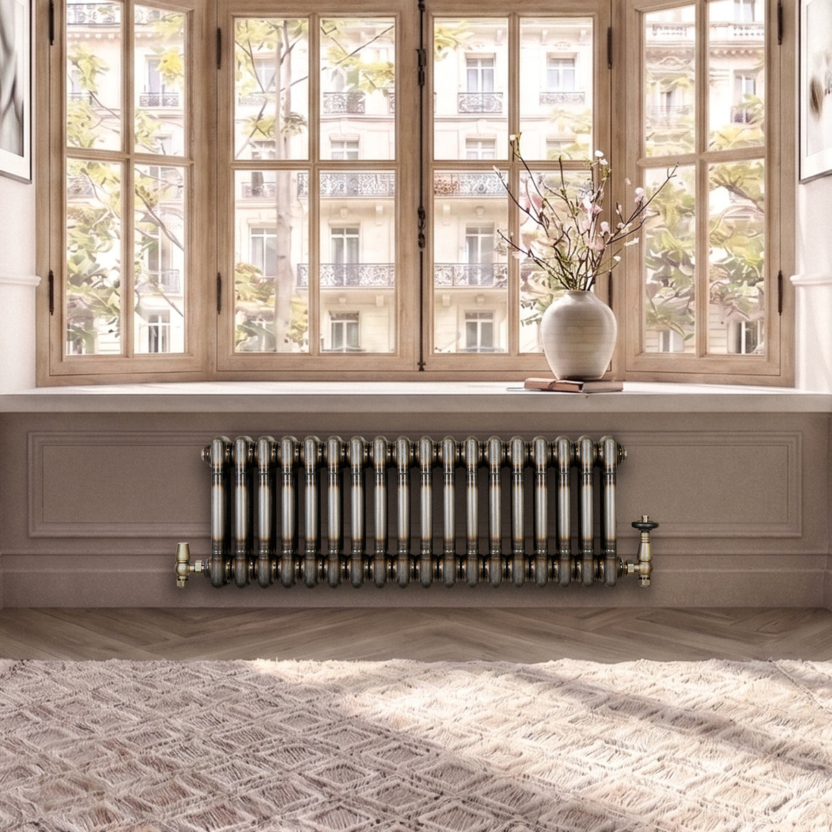Radiador Tradicional de 3 Colunas - 300 x 650mm - Metal Cru