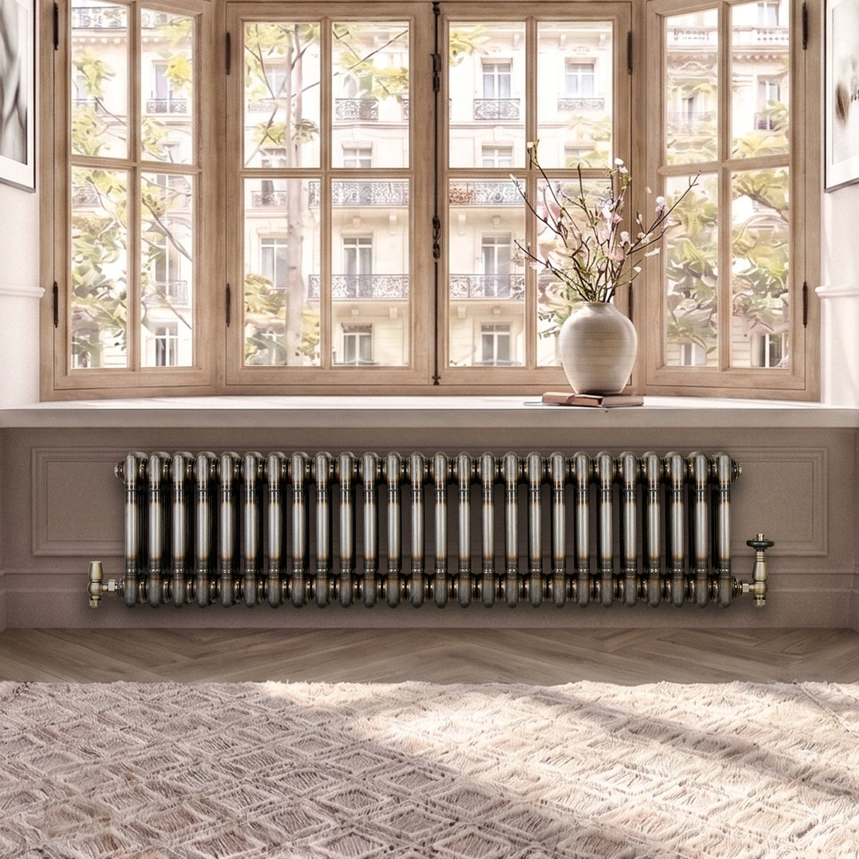 Radiador Tradicional de 3 Colunas - 300 x 1190mm - Metal Cru