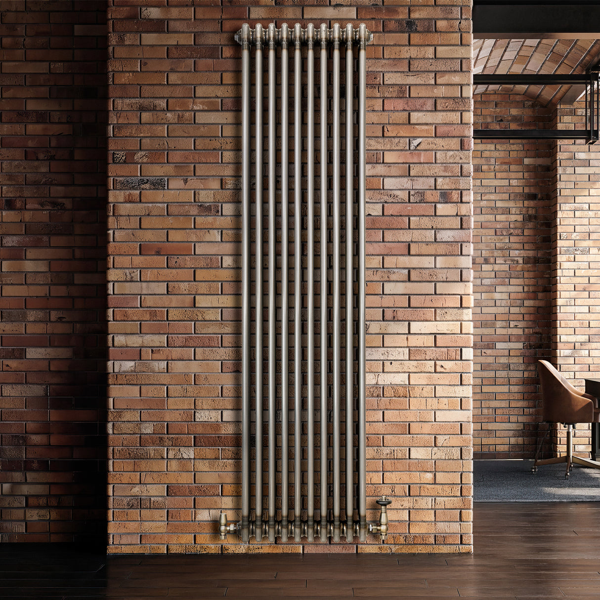 Radiador Tradicional de 3 Colunas - 1800 x 470mm - Metal Cru