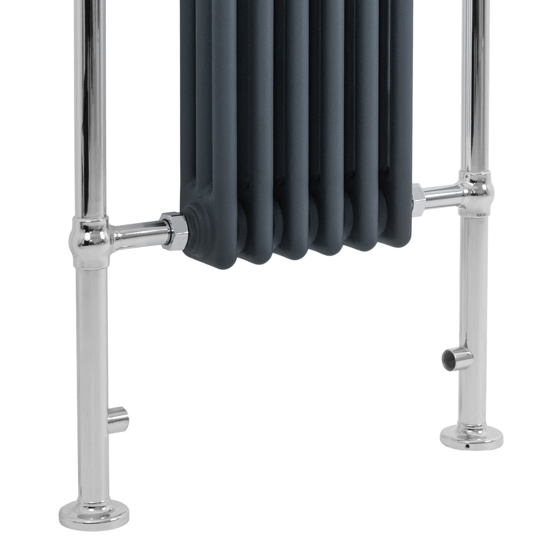 Radiador Toalheiro Tradicional – 950mm x 570mm – Cinza Antracite