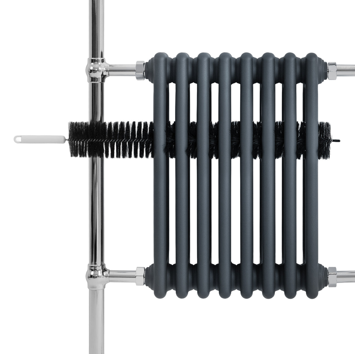 Radiador Toalheiro Tradicional – 950mm x 660mm – Cinza Antracite