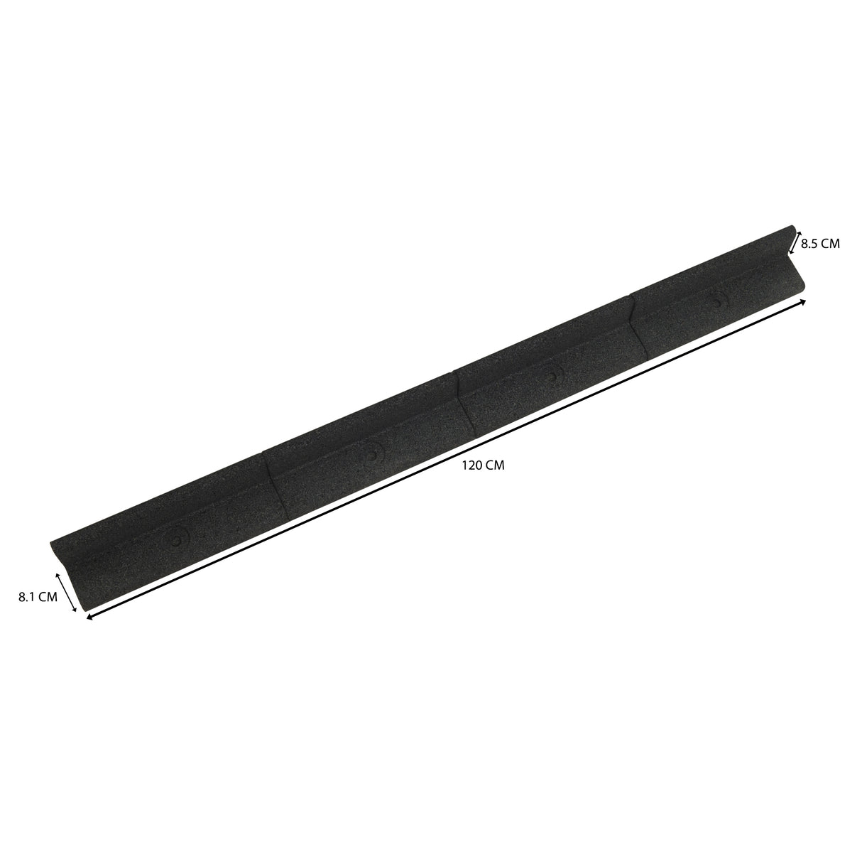 Borda Flexível para Jardim 4 x 1.2 m – Preta