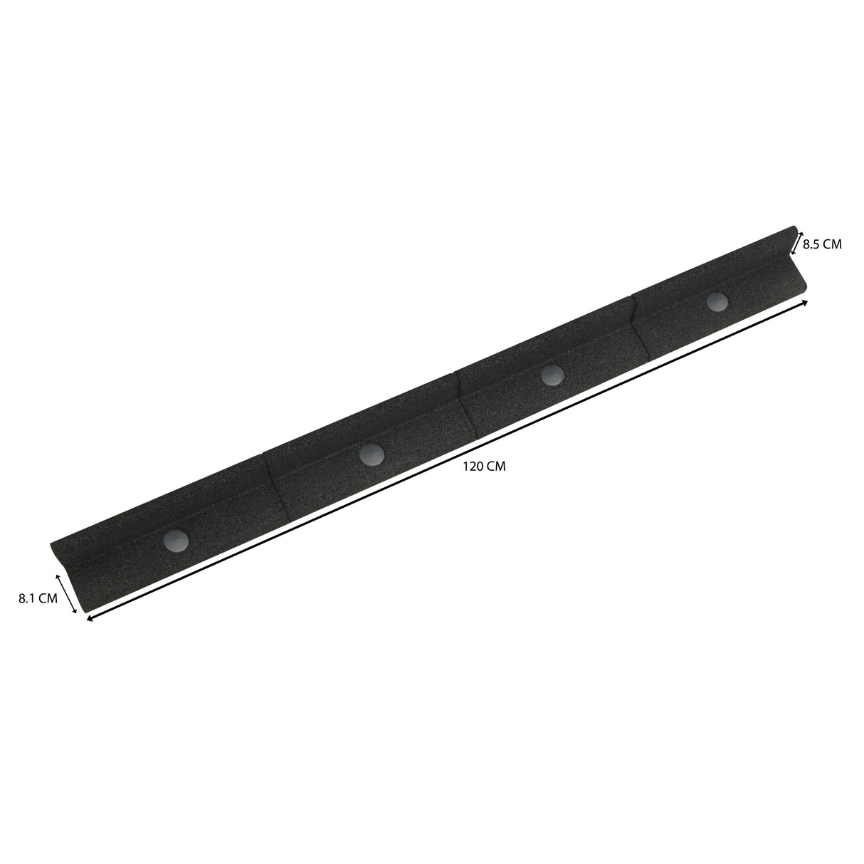 Borda Flexível para Jardim 4 x 1.2 m – Preta