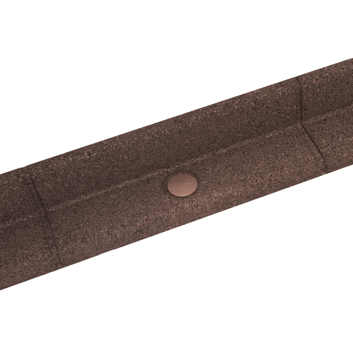 Borda Flexível para Jardim 6 x 1.2 m com Martelo de Borracha – Castanha