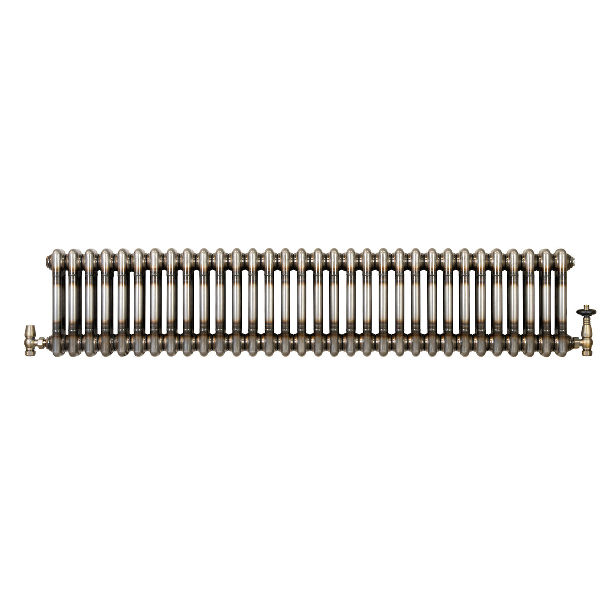 Radiador Tradicional de 2 Colunas com Válvulas - 300 x 1460mm - Metal Cru
