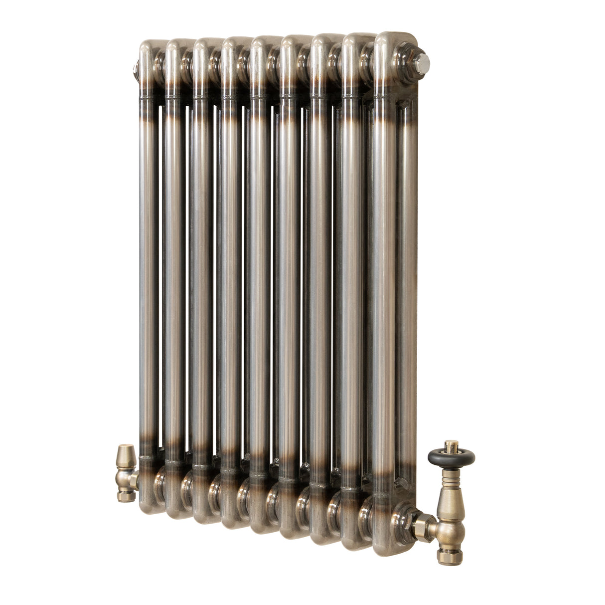Radiador Tradicional de 2 Colunas com Válvulas - 600 x 425mm - Metal Cru