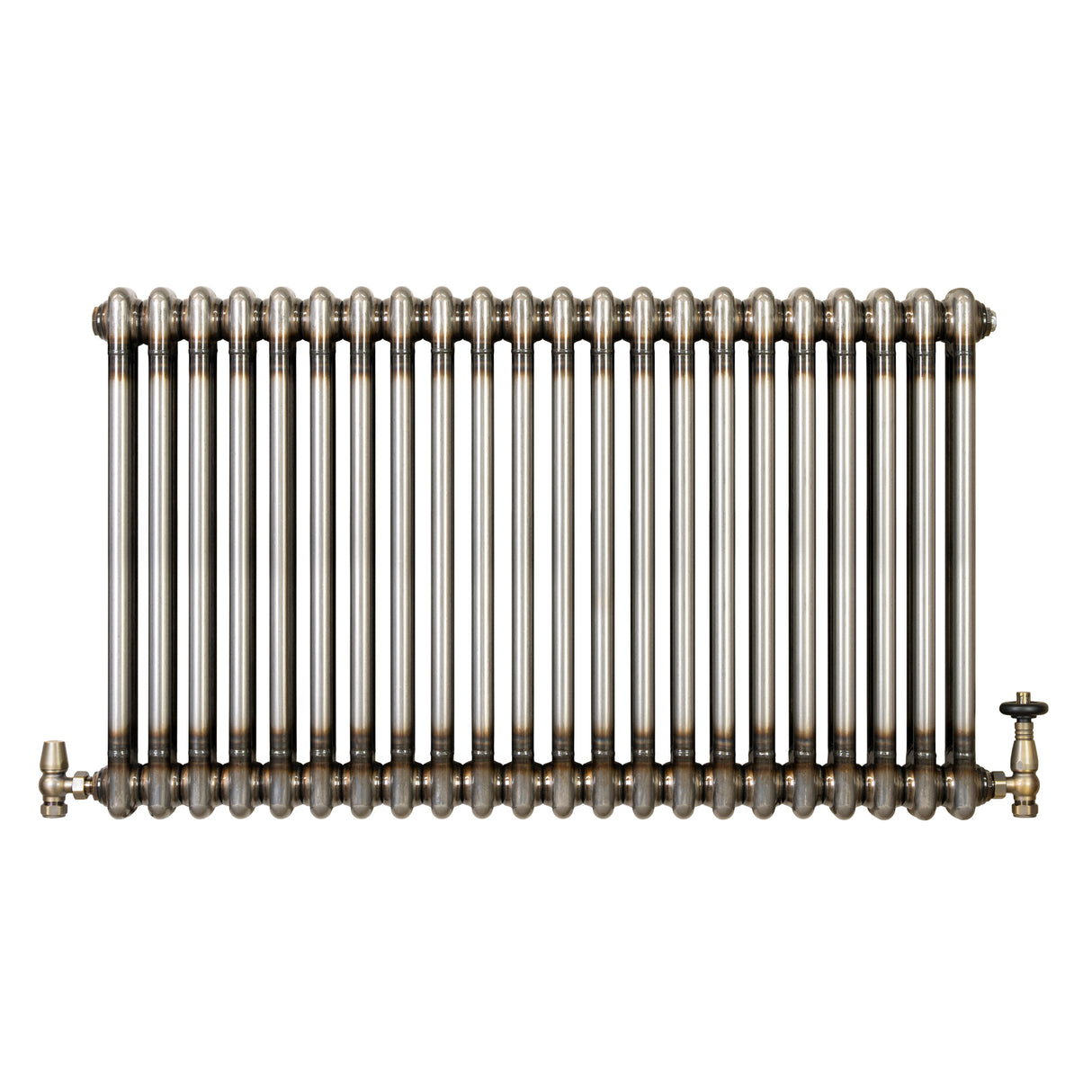 Radiador Tradicional de 2 Colunas com Válvulas - 600 x 1010mm - Metal Cru