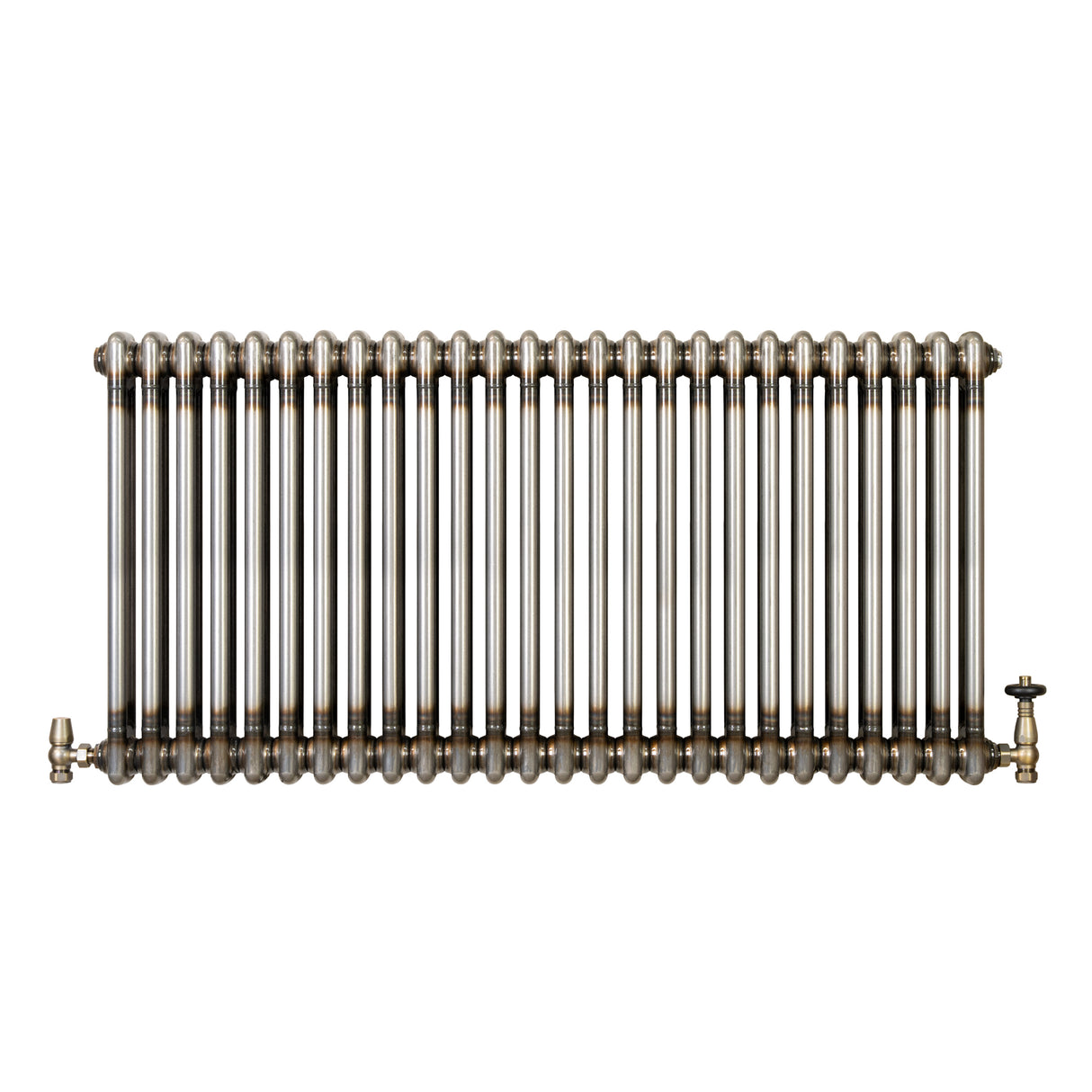 Radiador Tradicional de 2 Colunas com Válvulas - 600 x 1190mm - Metal Cru