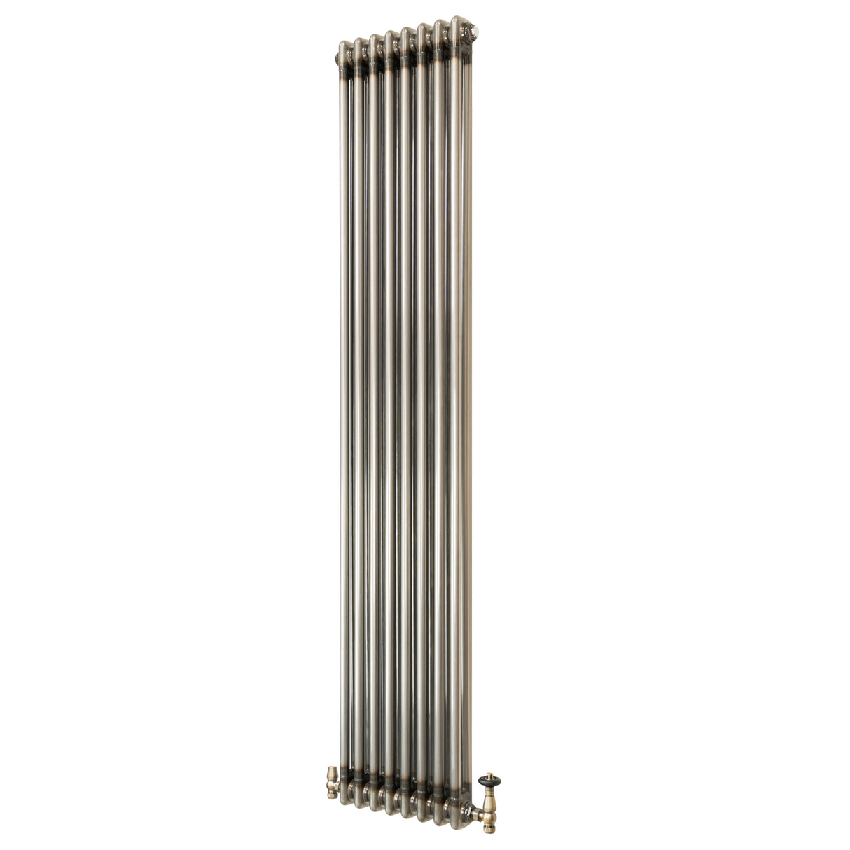 Radiador Tradicional de 2 Colunas com Válvulas - 1800 x 380mm - Metal Cru