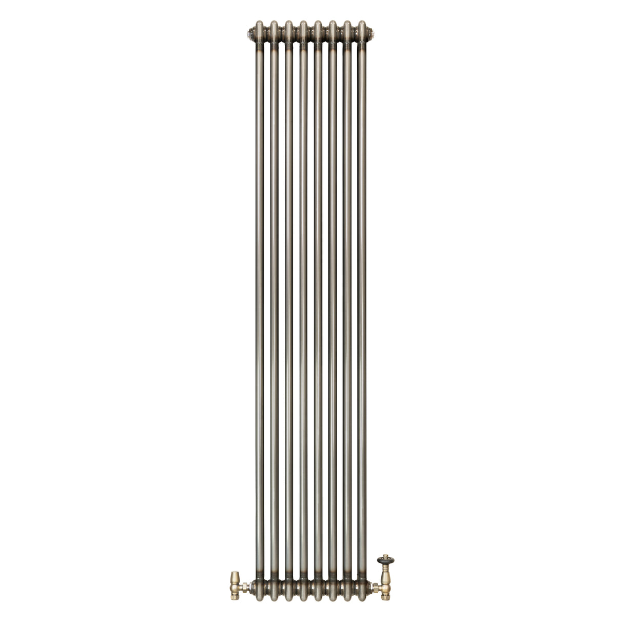 Radiador Tradicional de 2 Colunas com Válvulas - 1800 x 380mm - Metal Cru