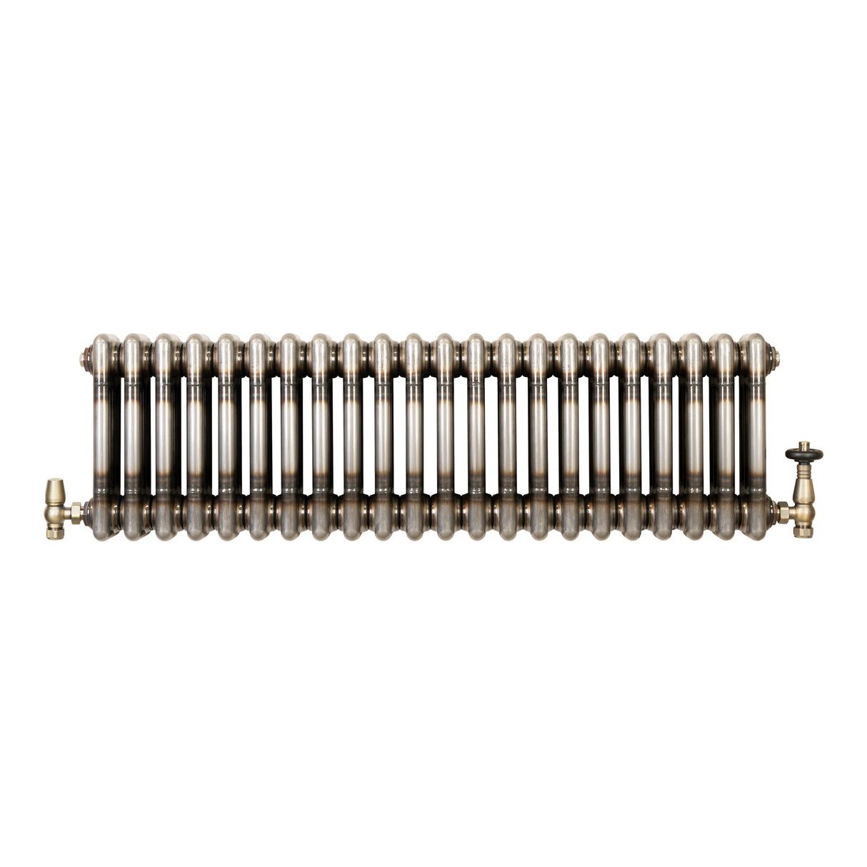 Radiador Tradicional de 3 Colunas com Válvulas - 300 x 1010mm - Metal Cru