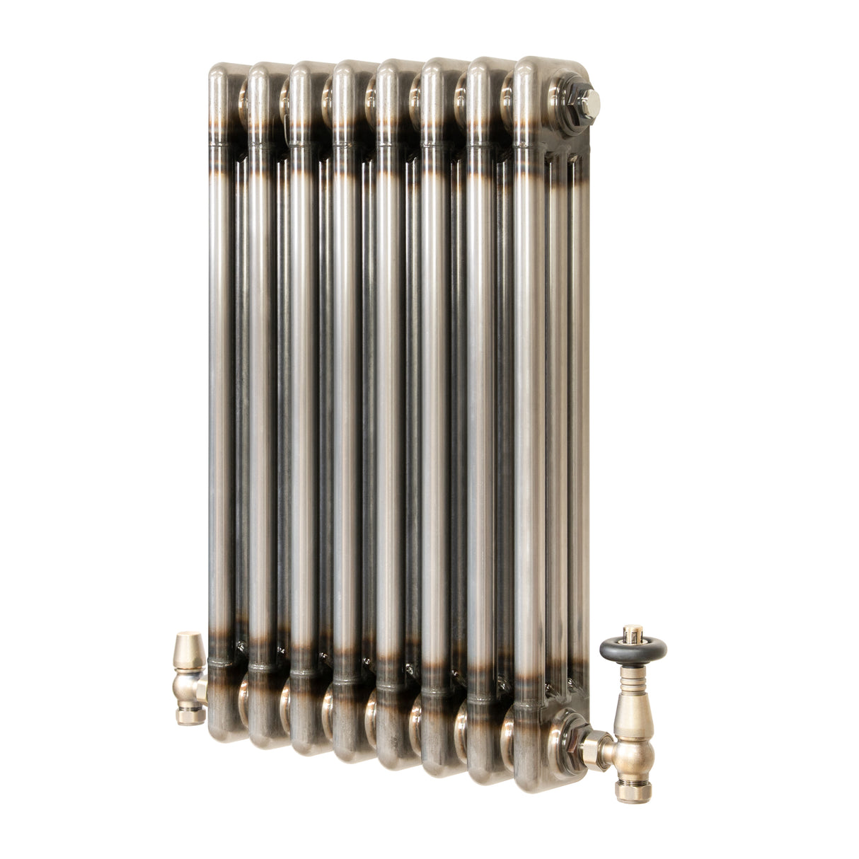 Radiador Tradicional de 3 Colunas com Válvulas - 600 x 425mm - Metal Cru