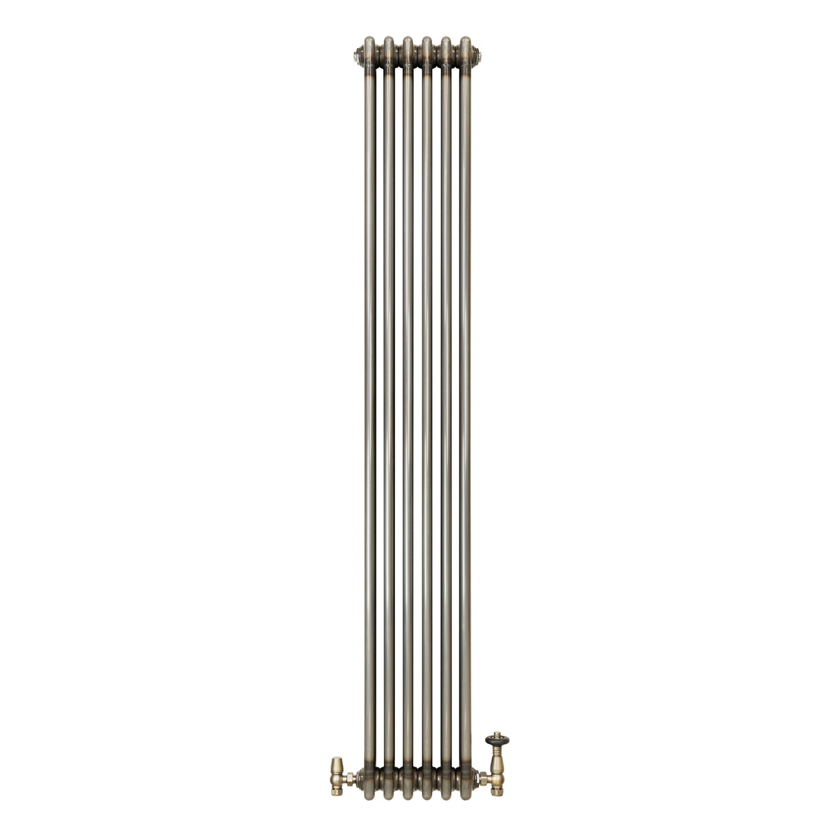 Radiador Tradicional de 3 Colunas com Válvulas - 1800 x 290mm - Metal Cru