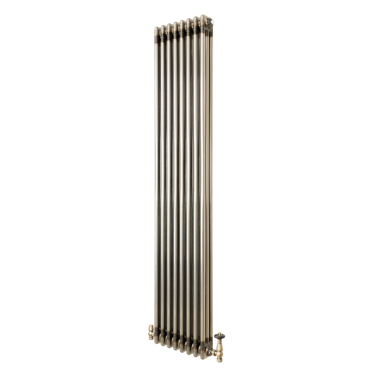 Radiador Tradicional de 3 Colunas com Válvulas - 1800 x 380mm - Metal Cru