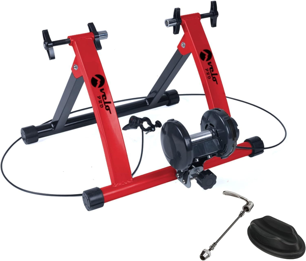 Treinador de Bicicleta Magnético Velo Pro Vermelho