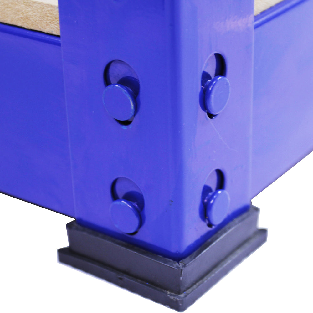 Estante de garagem Q-Rax azul com 90 cm de largura