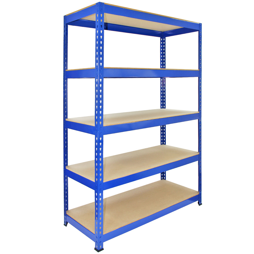 3 x Q-Rax Racking Azul 90 x 50 x 180 cm + 2 x Racking Azul 120 x 50 x 180 cm